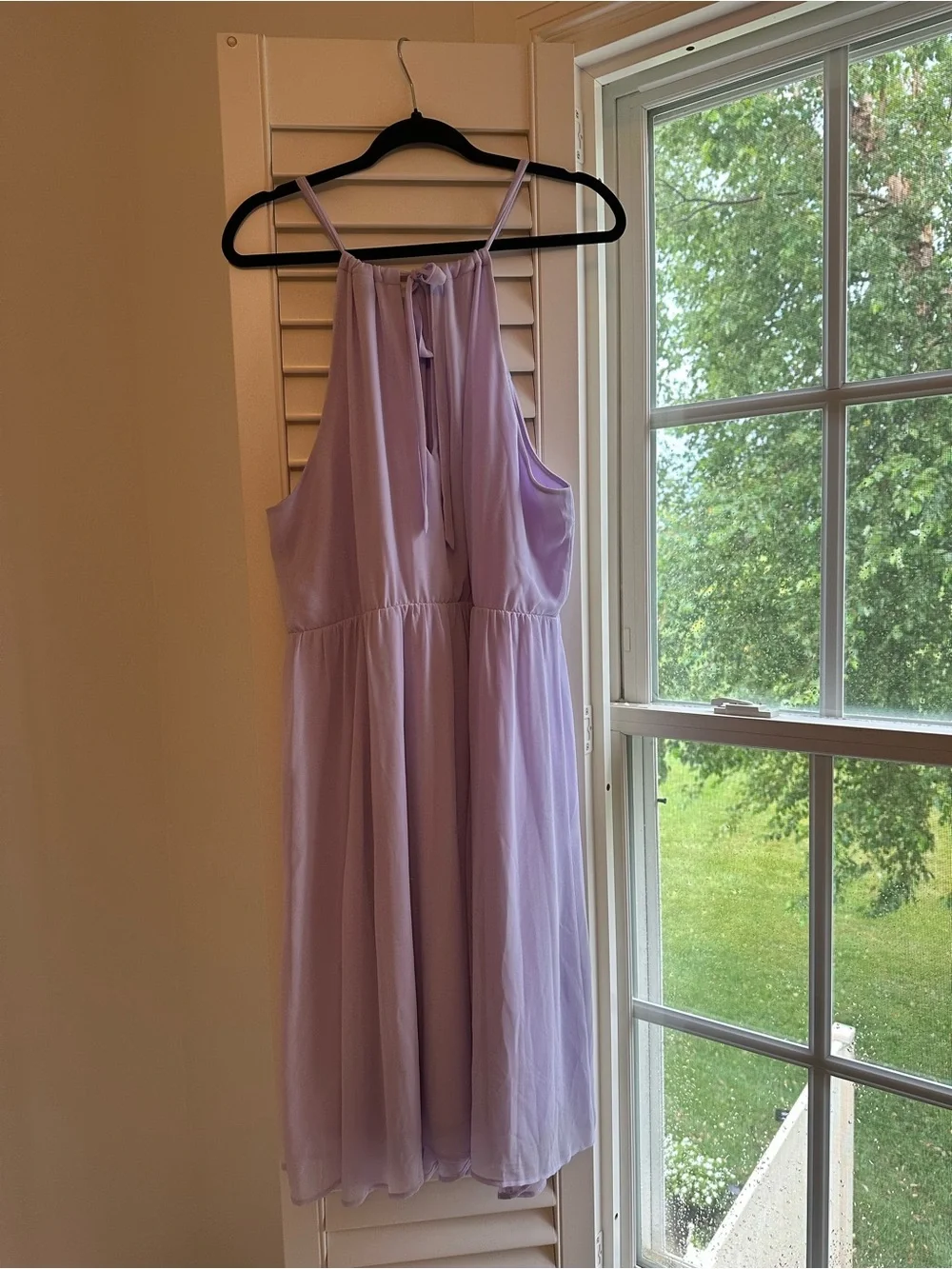 Torrid Lavender High Neck Keyhole Dress - Picture 5 of 12